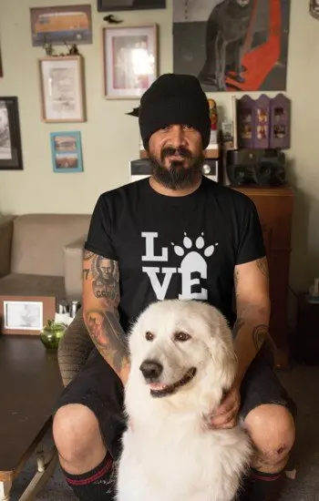 love-dog-tshirt