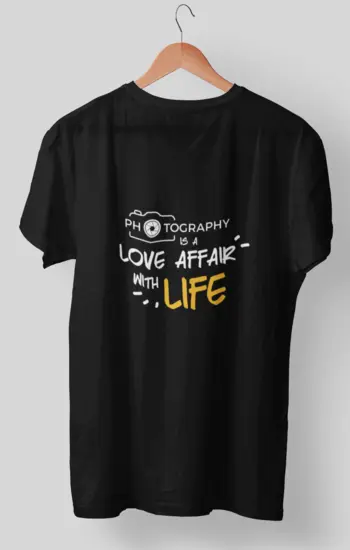 photography affair black tshirt