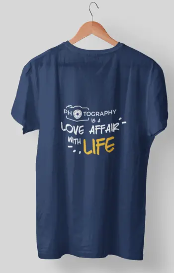 photography affair navy blue tshirt