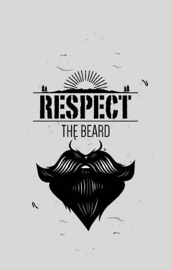 beard men tshirt